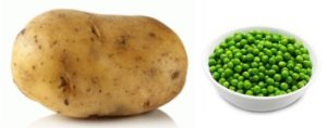 patate e piselli